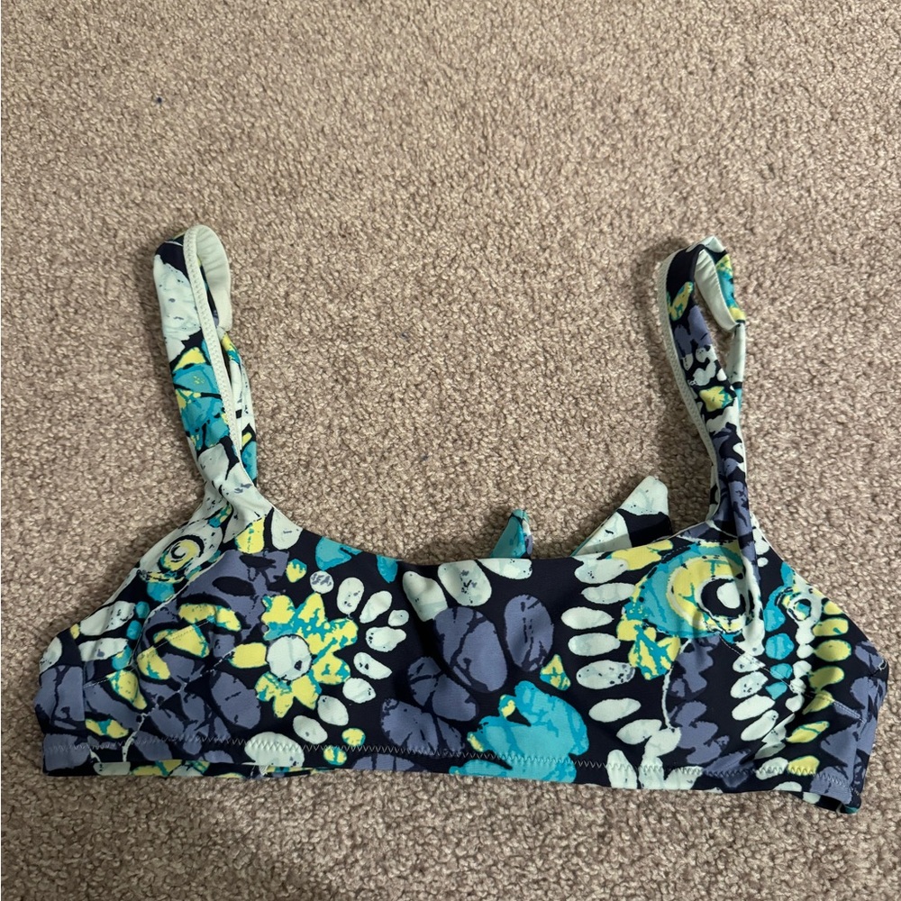 Aire bathing suit top with tie back